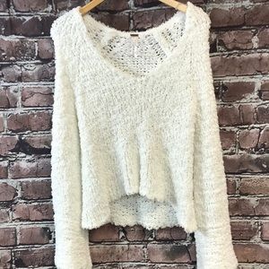 Free People sweater w bells sleeves NWOT